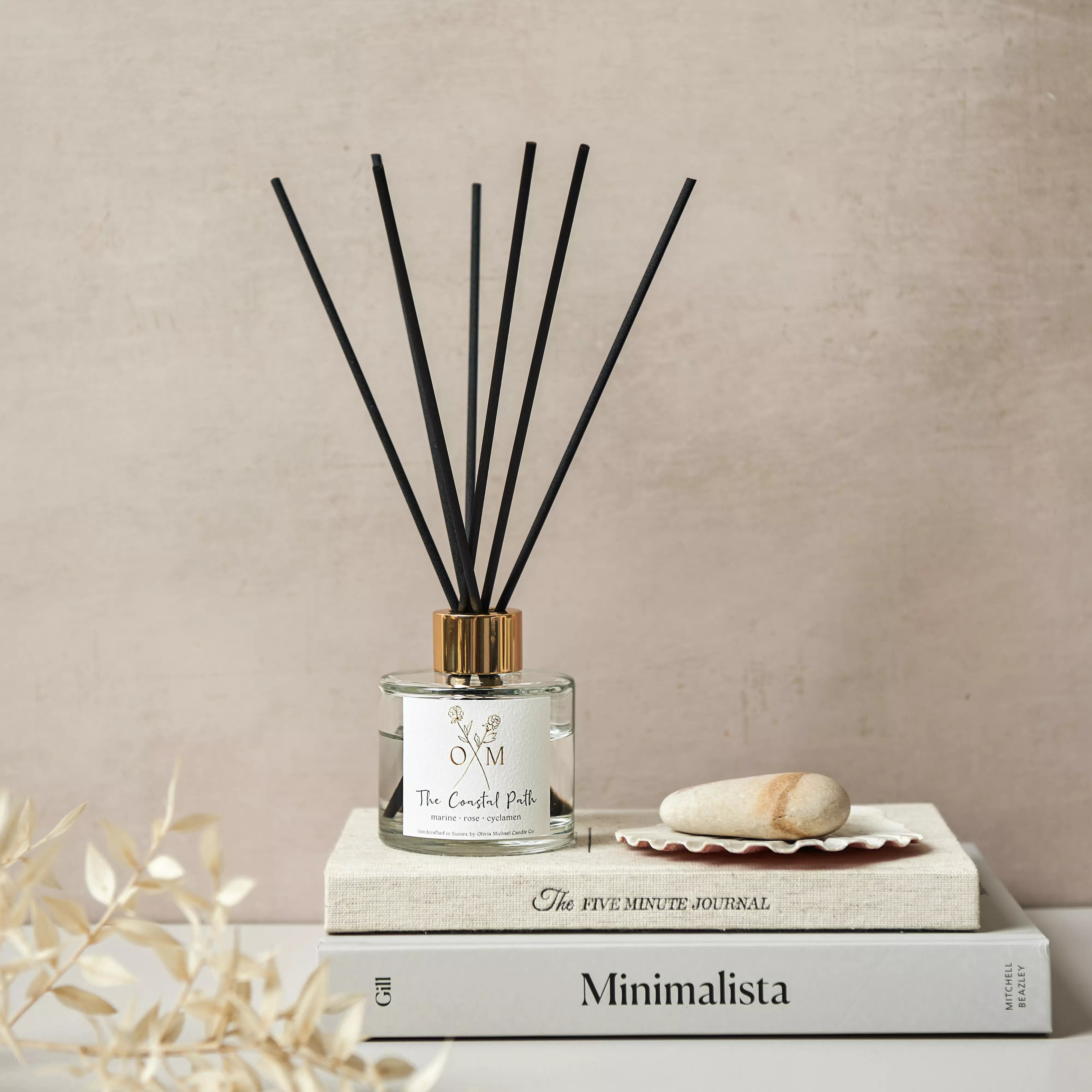 Marine and Rose Diffuser | The Coastal Path – Olivia Michael Candle Co.